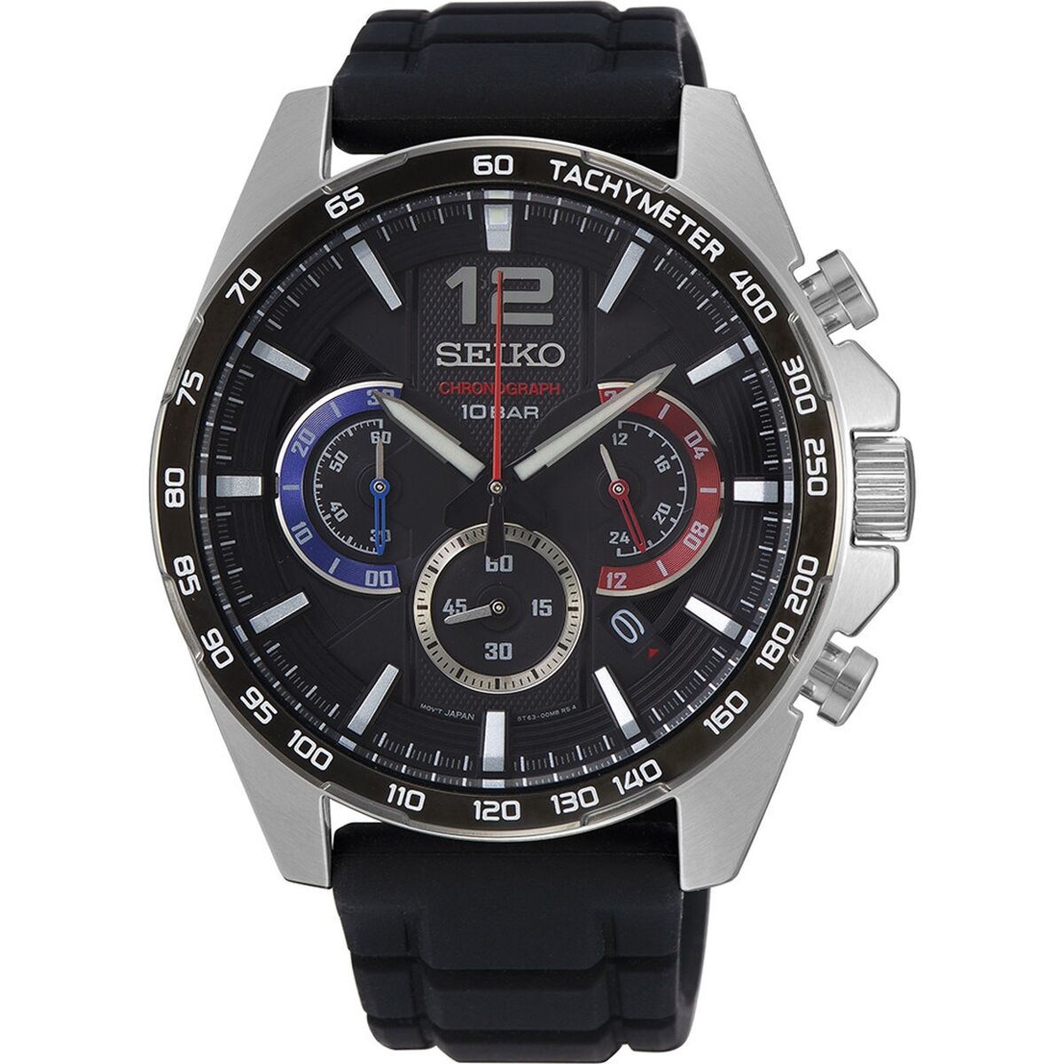 Herrklocka Seiko SSB347P1 Svart - 2