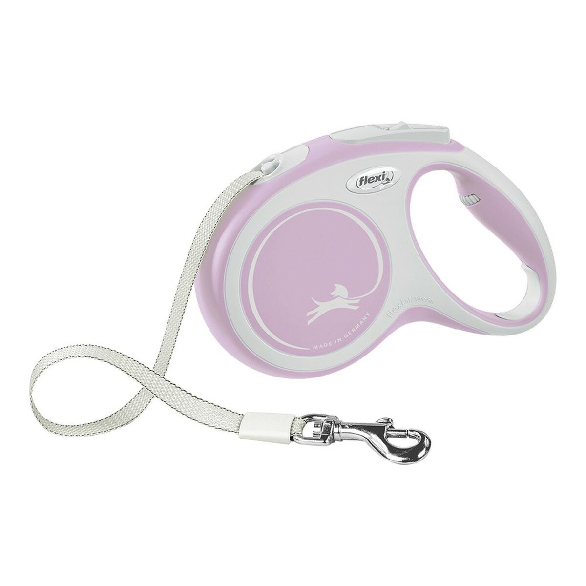 DoHundkoppel Flexi NEW COMFORT Rosa Storlek M - 5