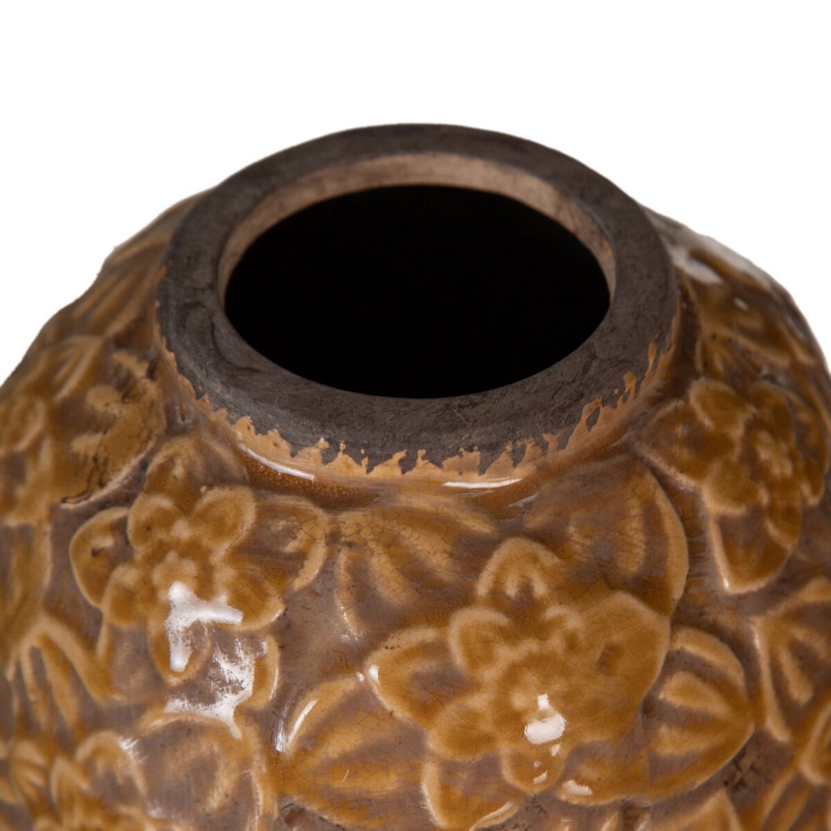 Vas Brun Keramik 16,5 x 16,5 x 16 cm - 2