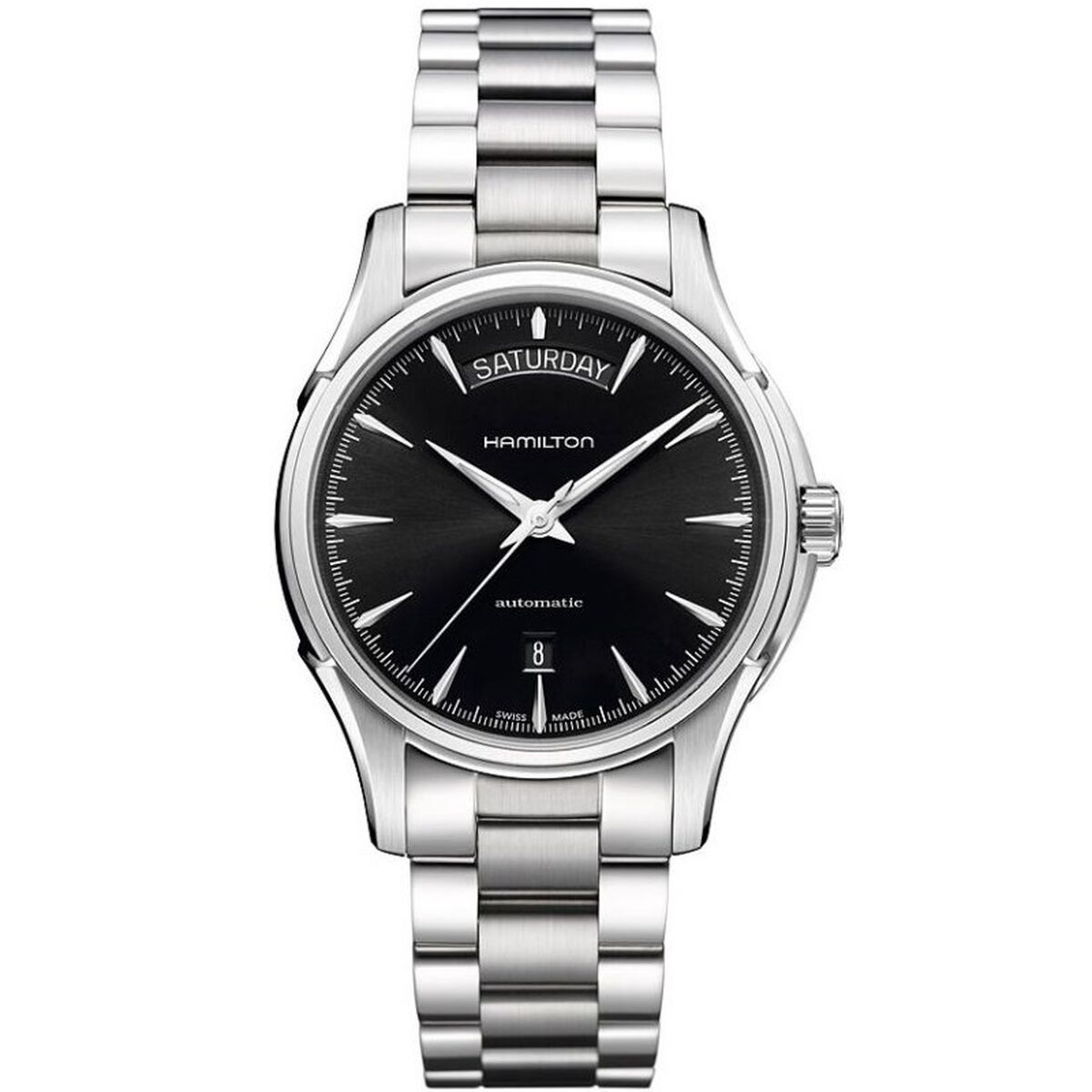 Herrklocka Hamilton JAZZMASTER DAY-DATE AUTOMATIC Svart Silvrig (Ø 40 mm)