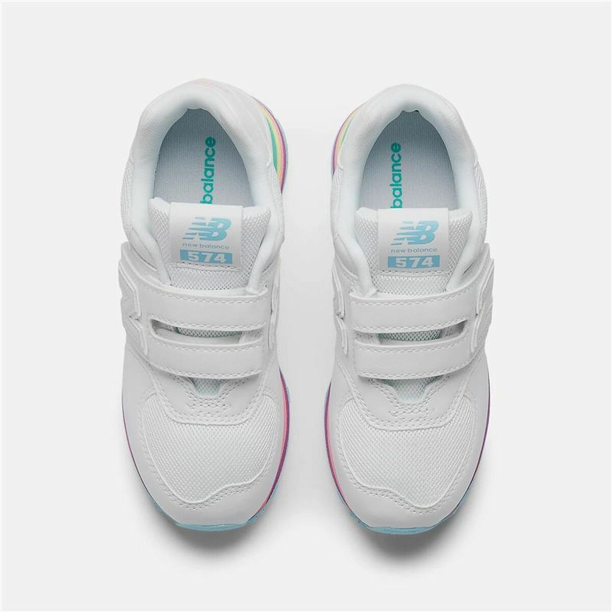 Sportskor för barn New Balance 574 Core Hook Loop Vit - 4