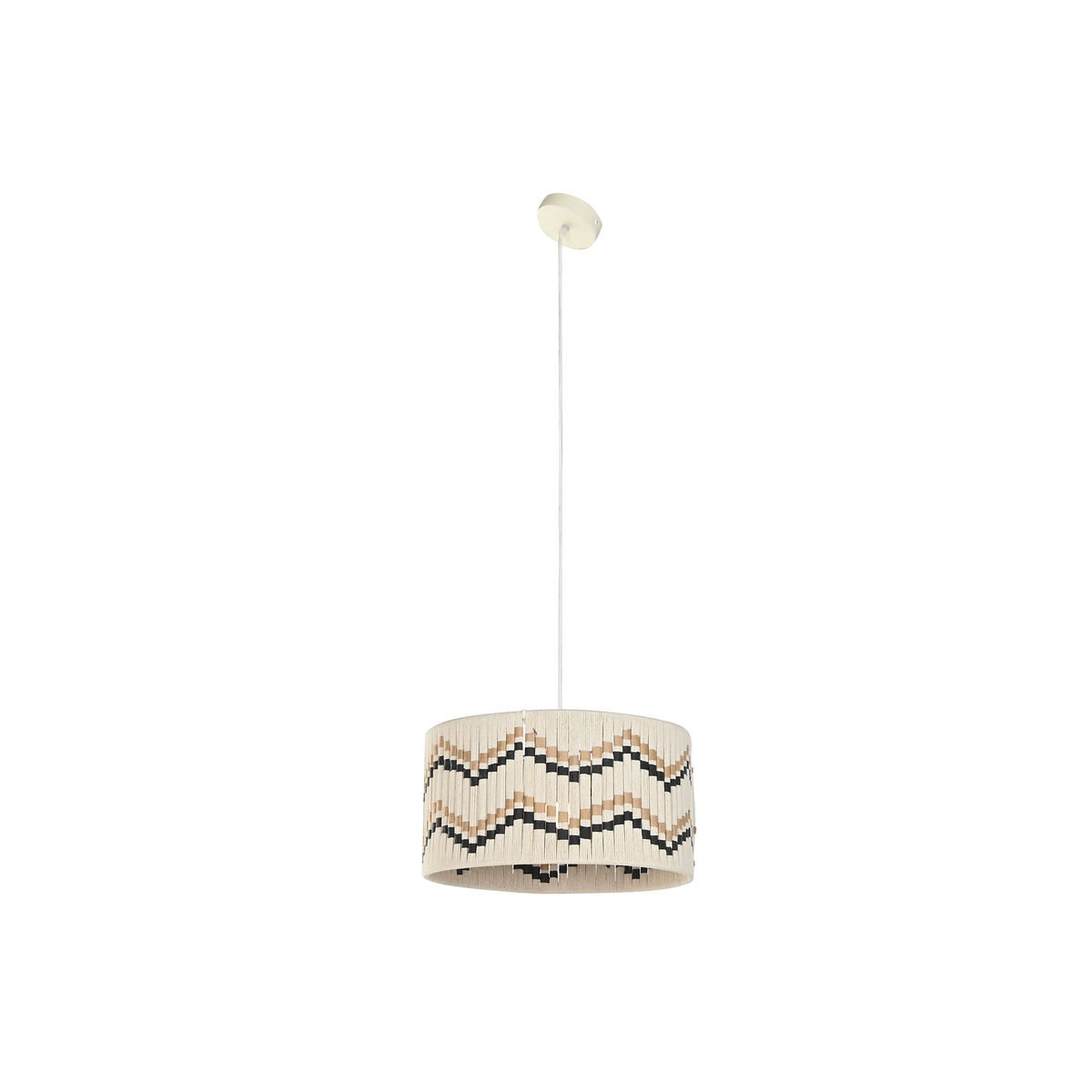 Taklampa Home ESPRIT Dvobarvna Rafia 50 W 39 x 39 x 21 cm