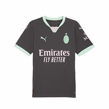 Kortärmad fotbollströja för herrar Puma AC Milan