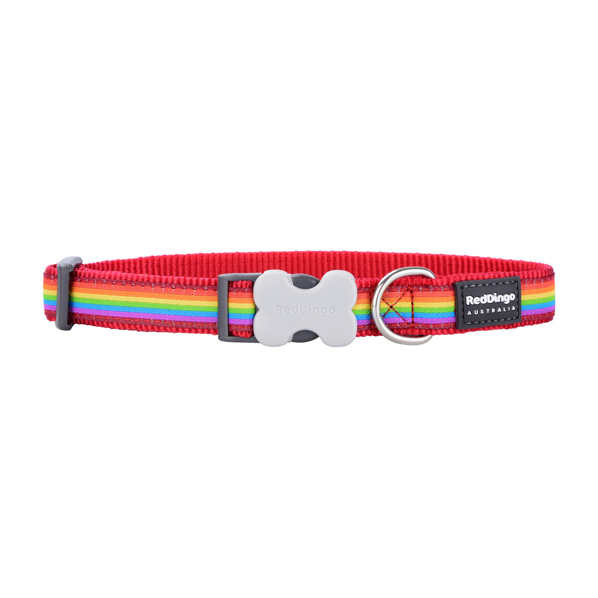 Hundhalsband Red Dingo STYLE RAINBOW 31-47 cm - 4