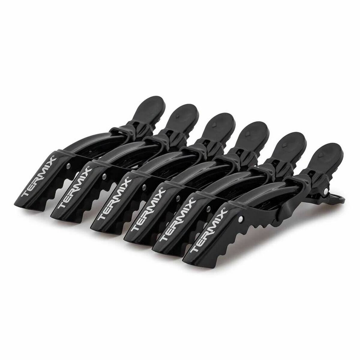Hårklämmor Termix Svart (6 uds) - 3