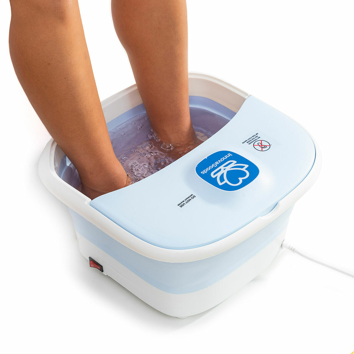 Hopfällbart Fotspa med Rullar och Hydromassage Footopy InnovaGoods - 7
