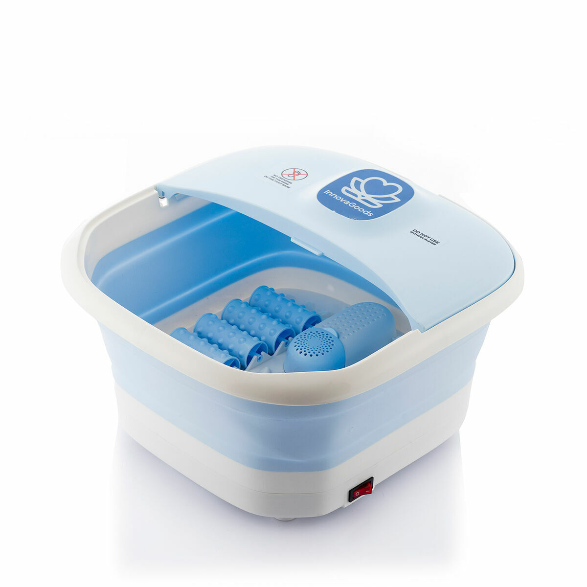 Hopfällbart Fotspa med Rullar och Hydromassage Footopy InnovaGoods - 6
