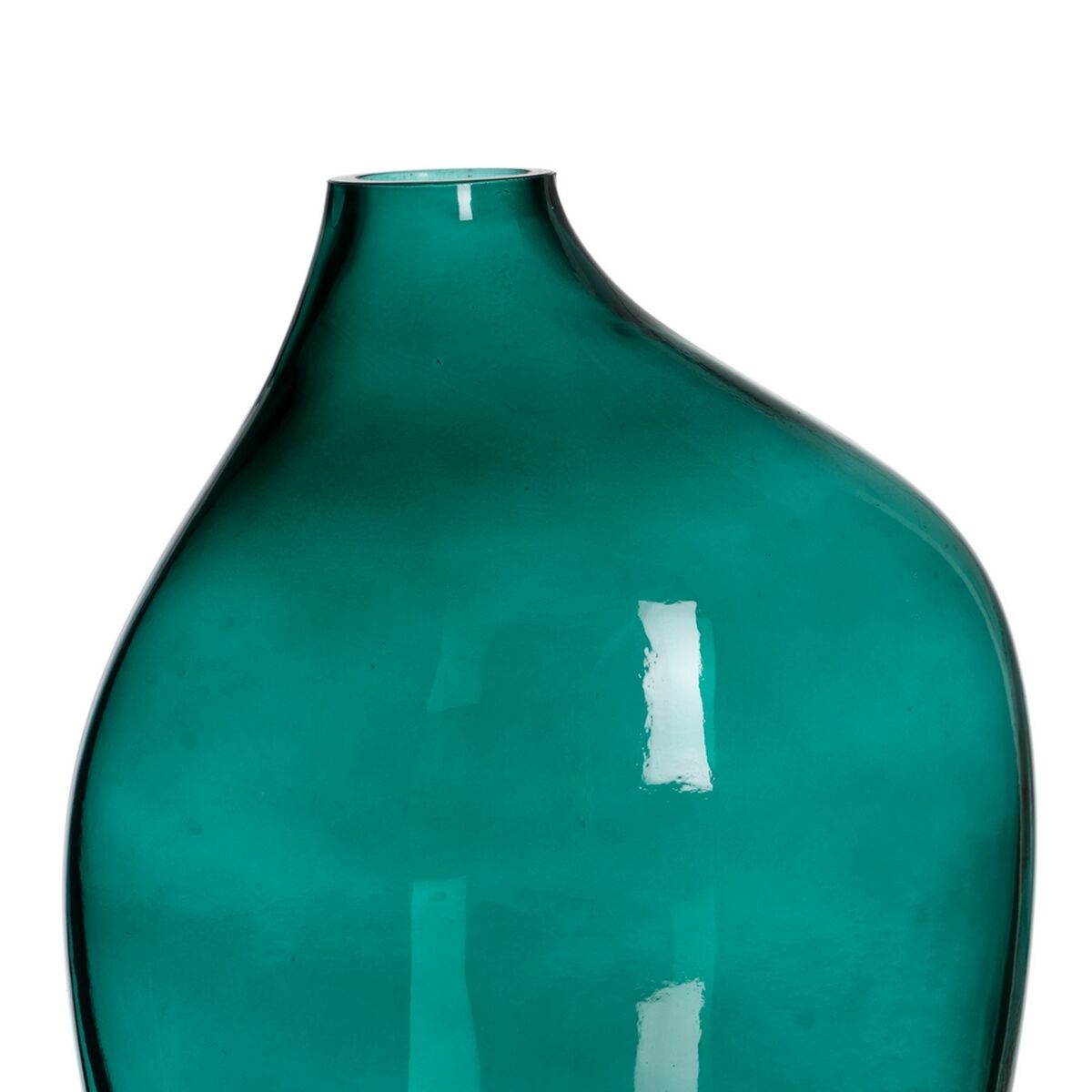 Vas Grön Glas 12,5 x 8,5 x 24 cm - 3