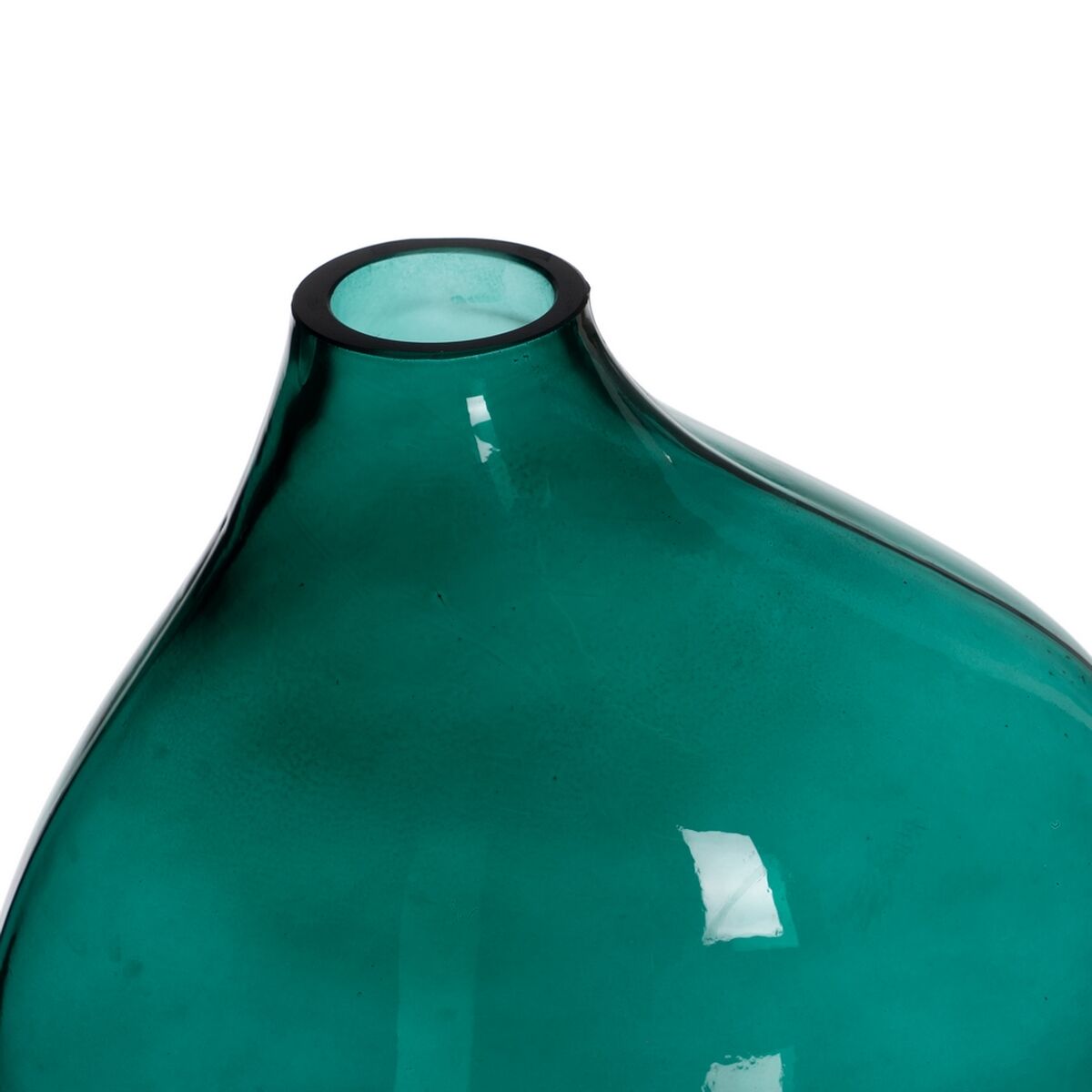 Vas Grön Glas 12,5 x 8,5 x 24 cm - 2
