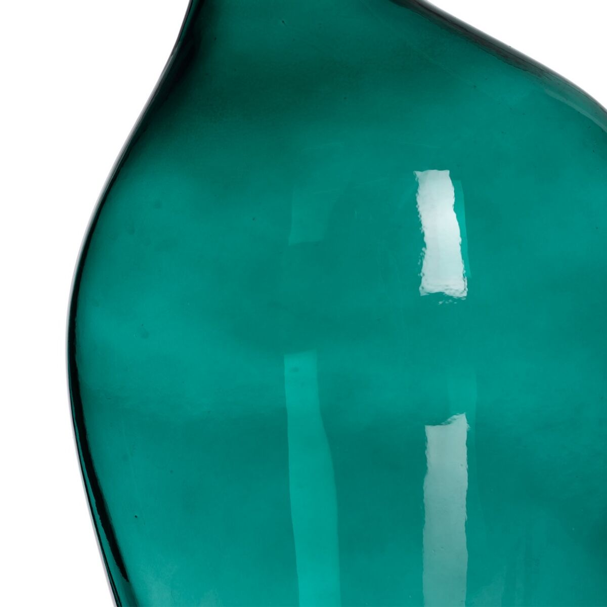 Vas Grön Glas 12,5 x 8,5 x 24 cm - 4