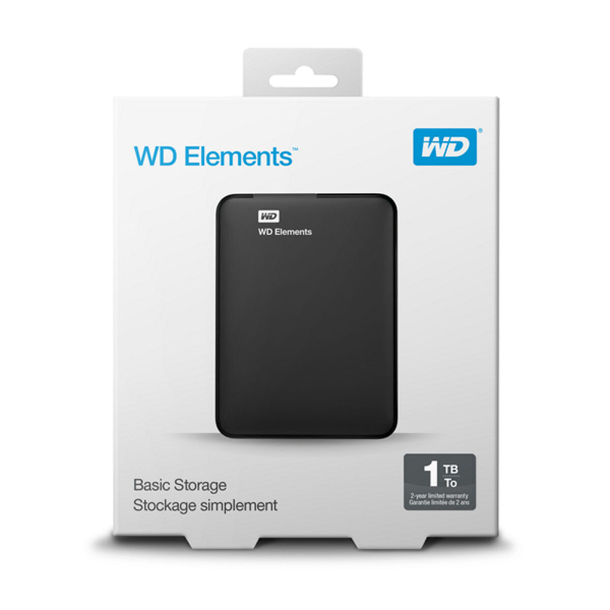 Extern Hårddisk Western Digital WDBUZG0010BBK-WESN Svart 1 TB 2.5" 5000 Mb/s - 3