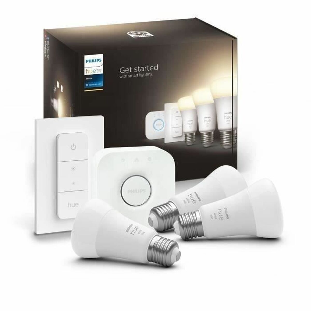 LED-lampa Philips Starter Kit E27 9,5 W Vit F (3 antal) - 4