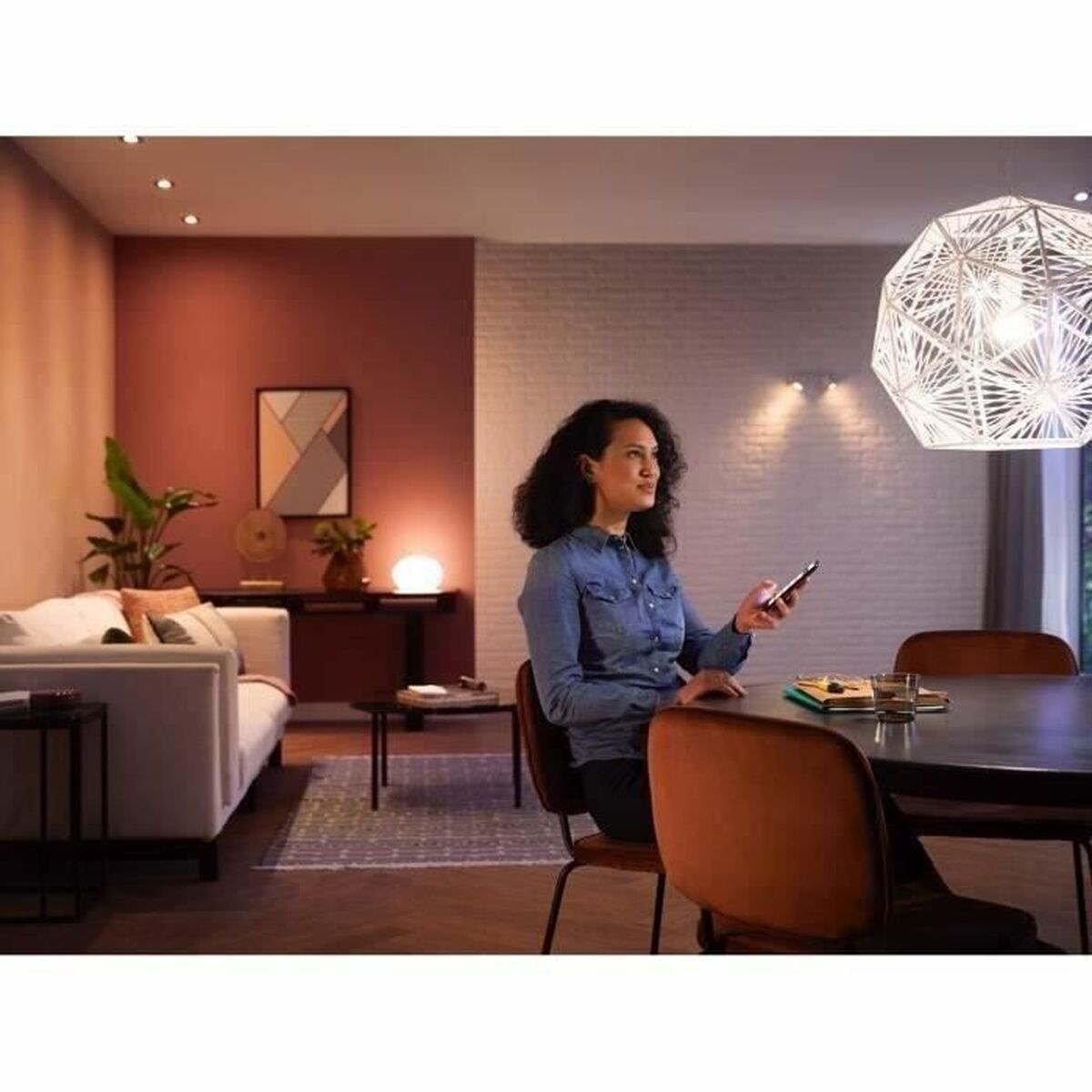 LED-lampa Philips Starter Kit E27 9,5 W Vit F (3 antal) - 5