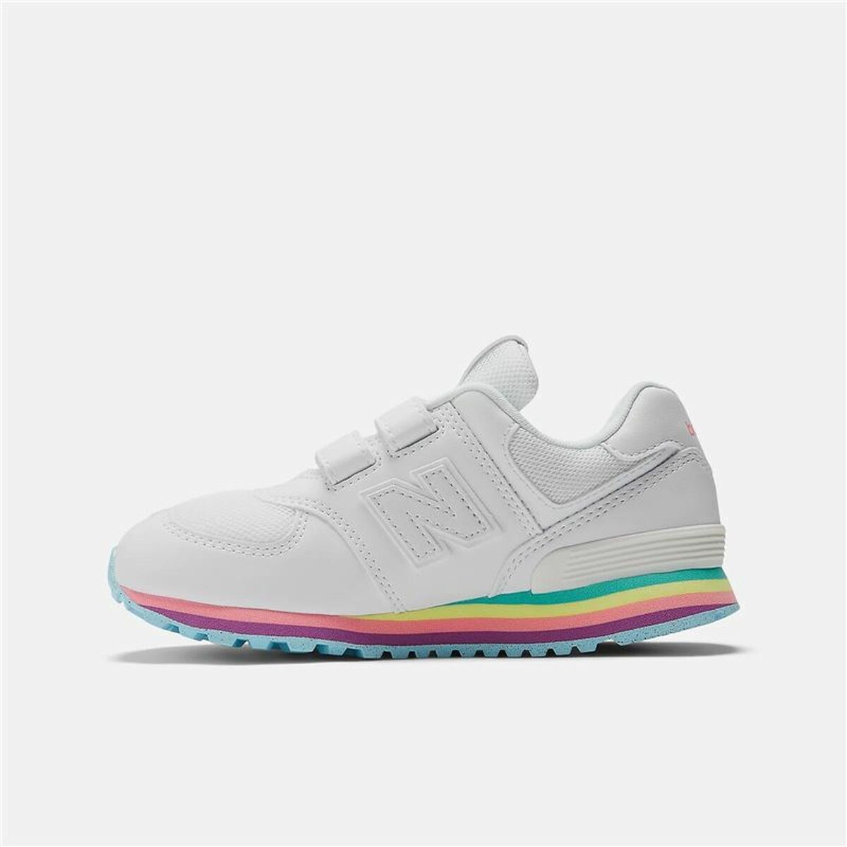 Sportskor för barn New Balance 574 Core Hook Loop Vit - 2