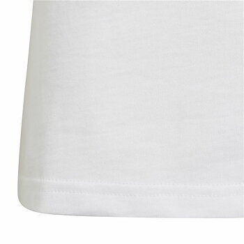 Barn T-shirt med kortärm Adidas Graphic Vit