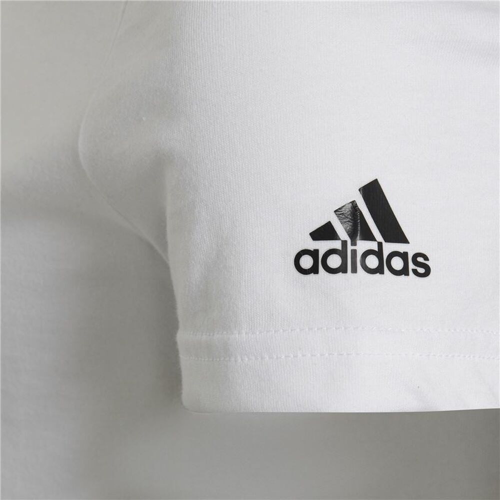 Barn T-shirt med kortärm Adidas Graphic Vit - 4