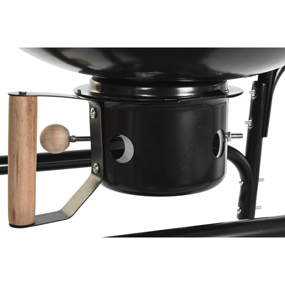 Grill DKD Home Decor Trä Stål (100 x 47 x 95 cm) - 9