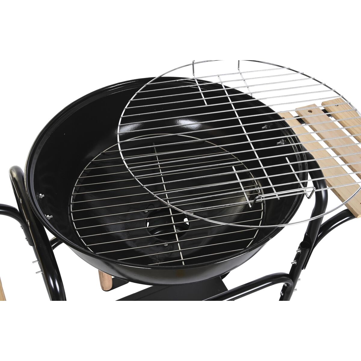 Grill DKD Home Decor Trä Stål (100 x 47 x 95 cm) - 4