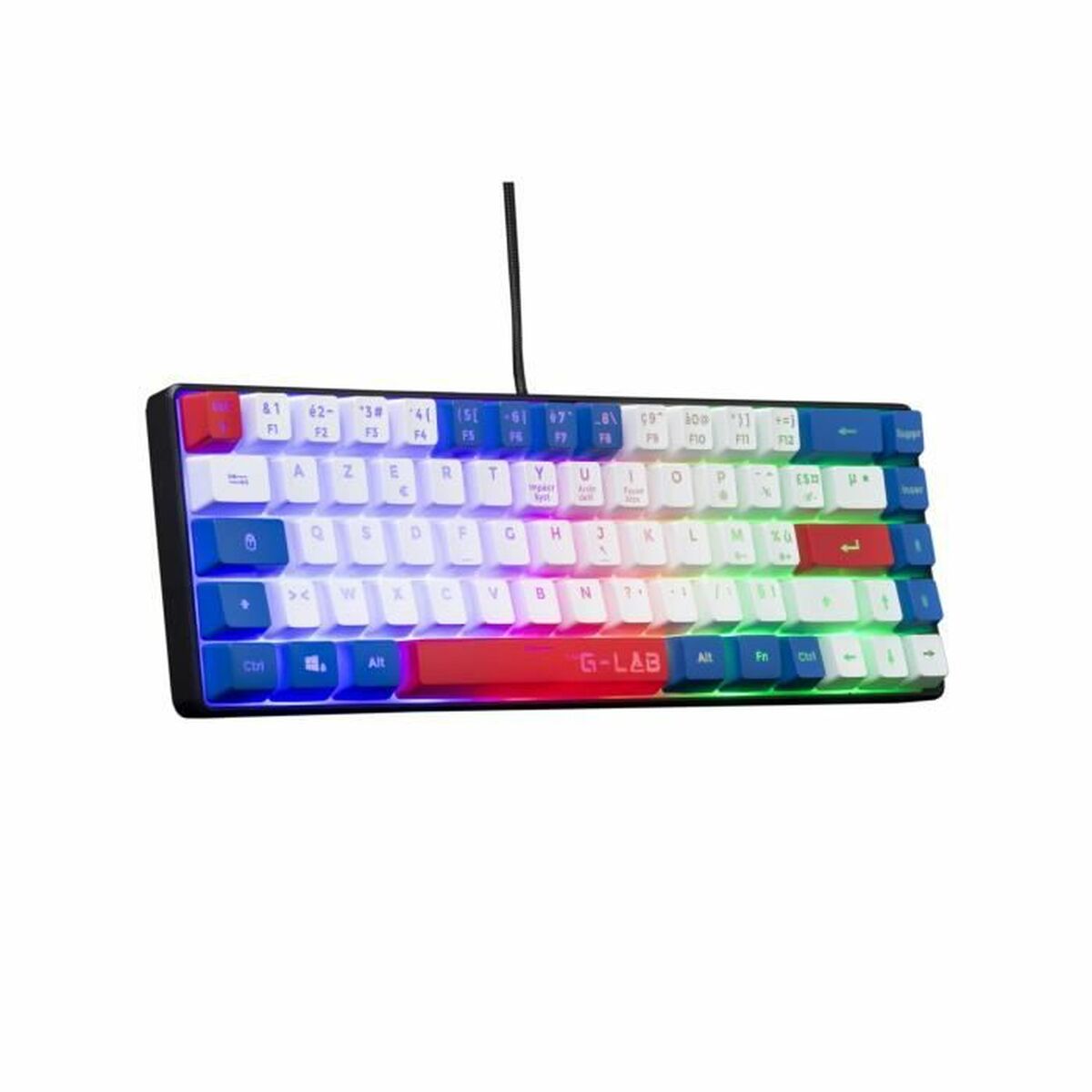 Bluetooth Tangentbord The G-Lab KEYZ-HYDRO-BWR/FR Azerty Franska - 6