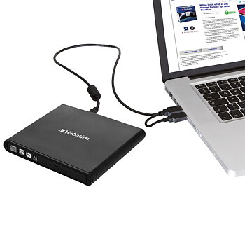 Extern inspelare Verbatim Slimline CD/DVD 24x