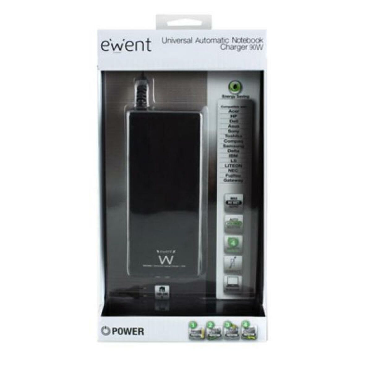 Laddare till Laptop Ewent EW3966 90W 90 W - 7