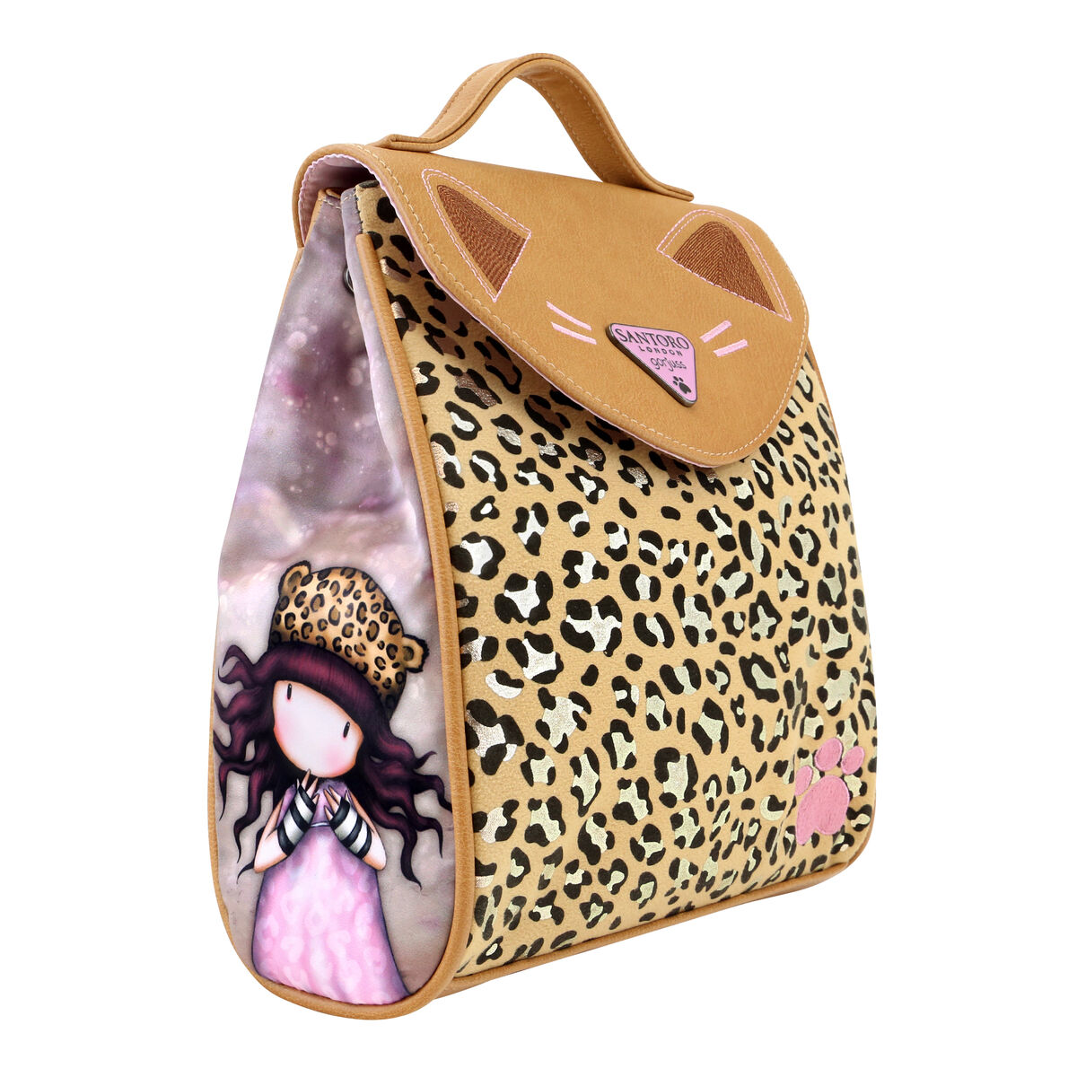 Ryggsäck Casual Gorjuss Leopard (23 x 11 x 27 cm)