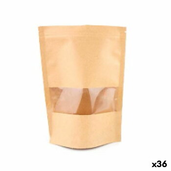 Set med återanvändningsbara livsmedelspåsar Algon Hermetisk stängning 10 x 15 x 3,5 cm (36 antal)
