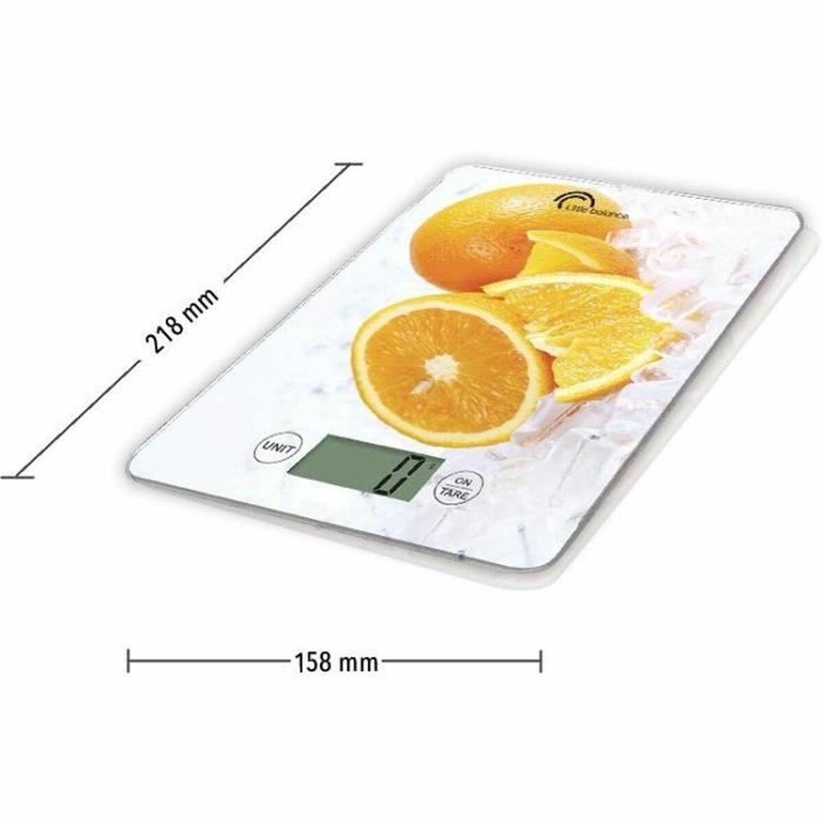Köksvåg Little Balance Slim Orange 8090 5 kg - 4