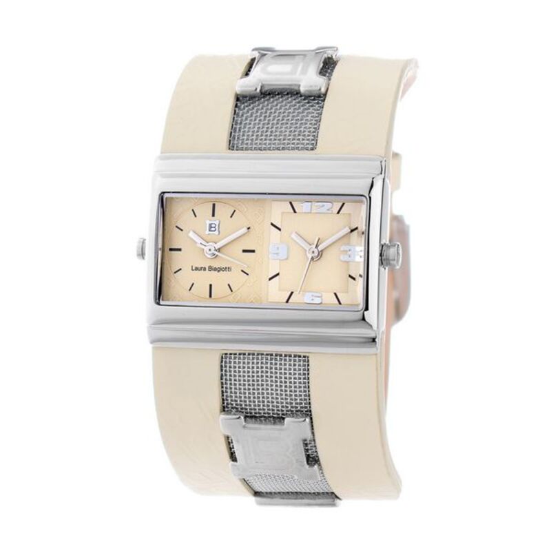 Damklocka Laura Biagiotti LB0047-BEIGE (Ø 34 mm) - 4