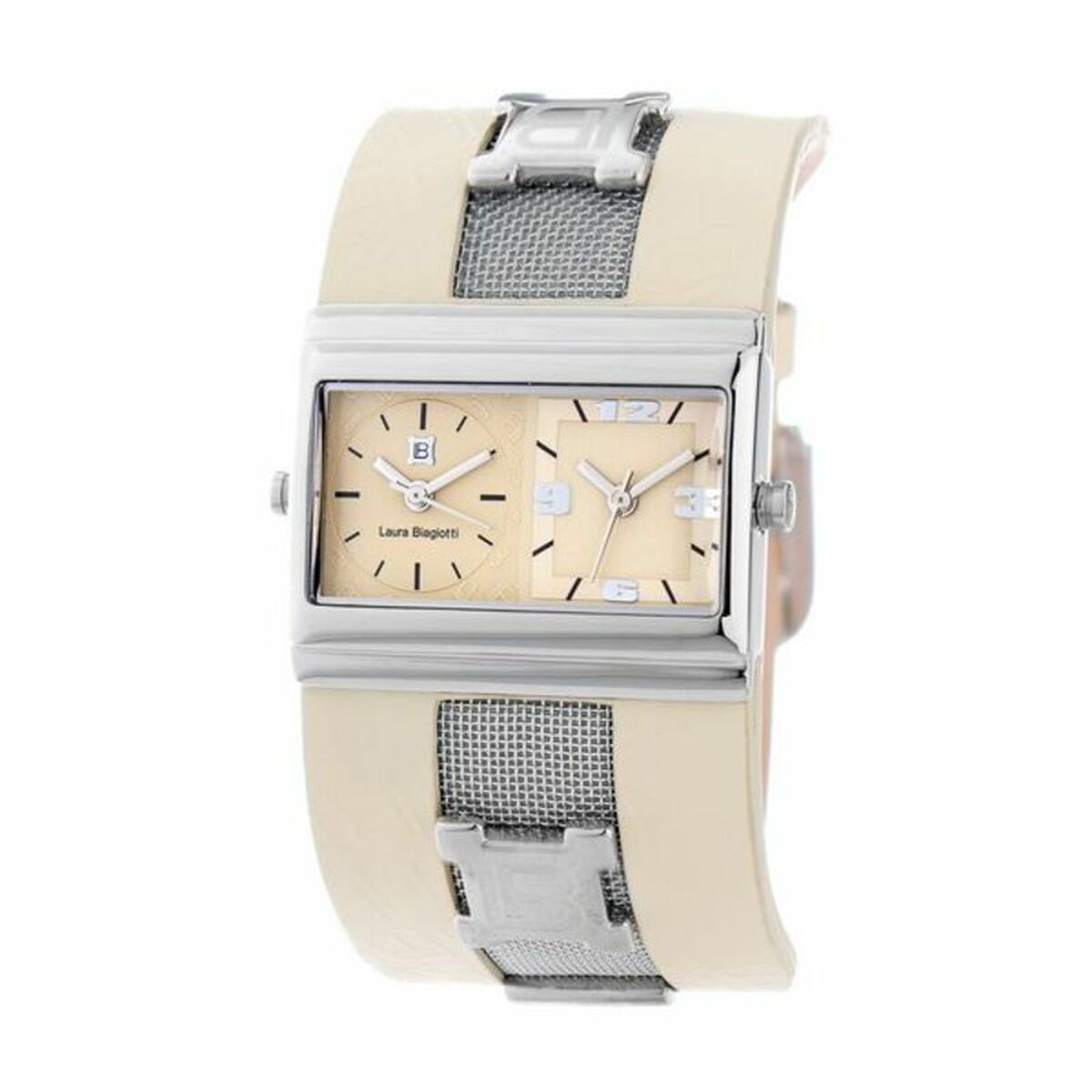 Damklocka Laura Biagiotti LB0047-BEIGE (Ø 34 mm) - 11