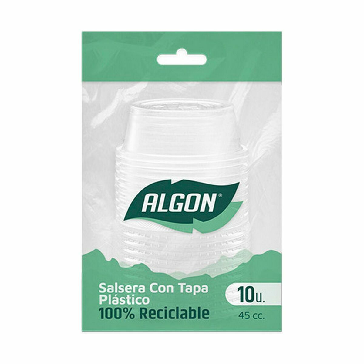 Set med återanvändbara skålar Algon Såser 10 Delar Plast 45 ml (36 antal) - 2