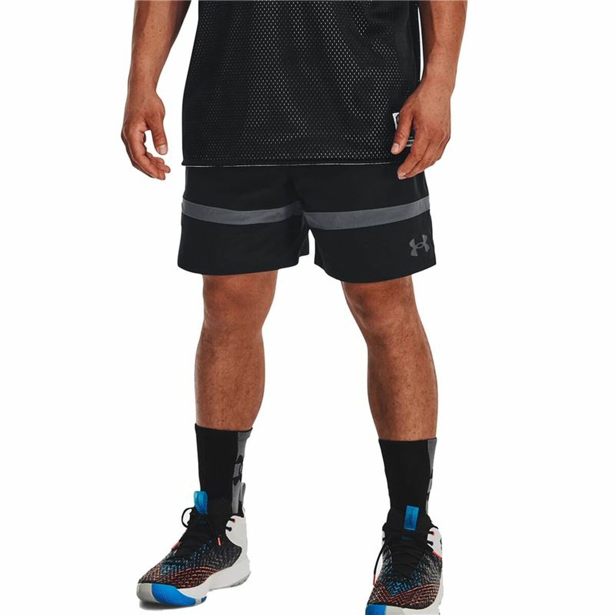 Basketskor, Herr Under Armour Baseline Svart - 6