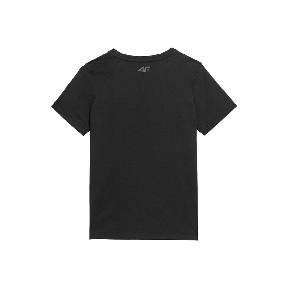 Barn T-shirt med kortärm 4F Melange Svart - 2