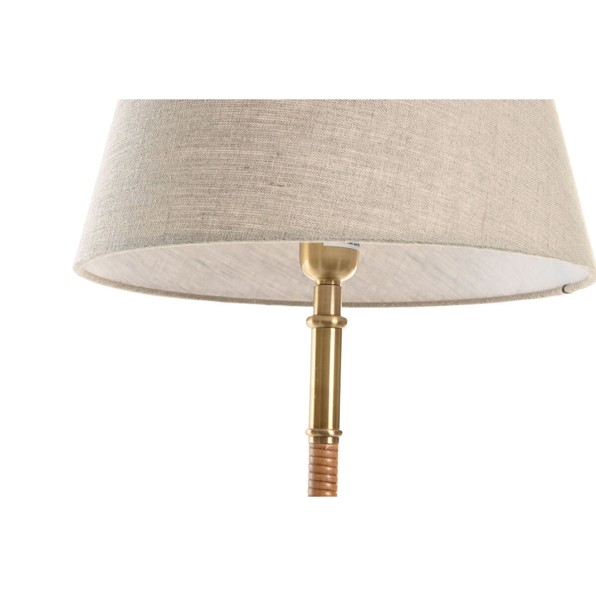 Bordslampa Home ESPRIT Beige Gyllene Naturell 50 W 220 V - 3