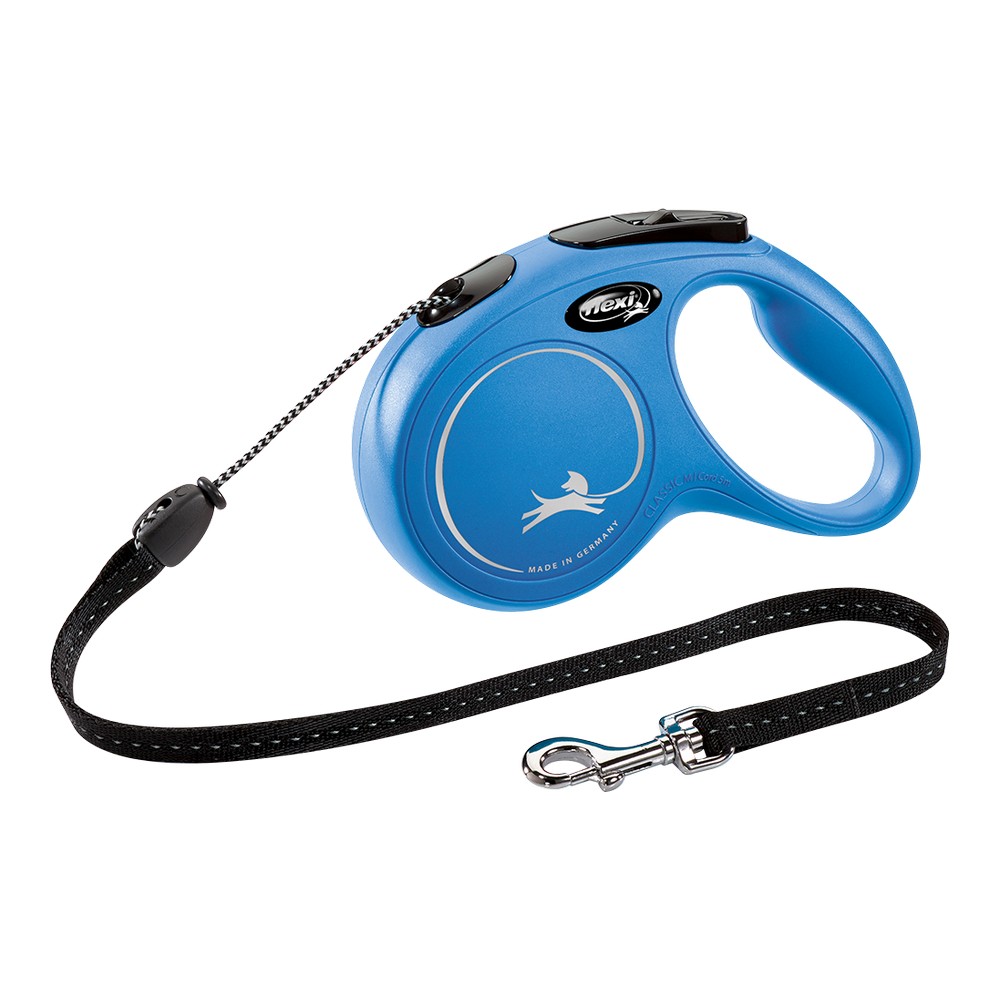 DoHundkoppel Flexi NEW CLASSIC Blå Storlek M 5 m