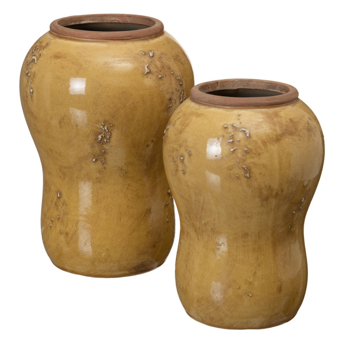 Vas 14,5 x 14,5 x 21,5 cm Keramik Senap - 5