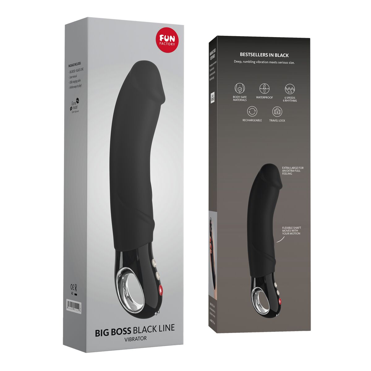 G-spotvibrator Fun Factory BIG BOSS Svart - 2