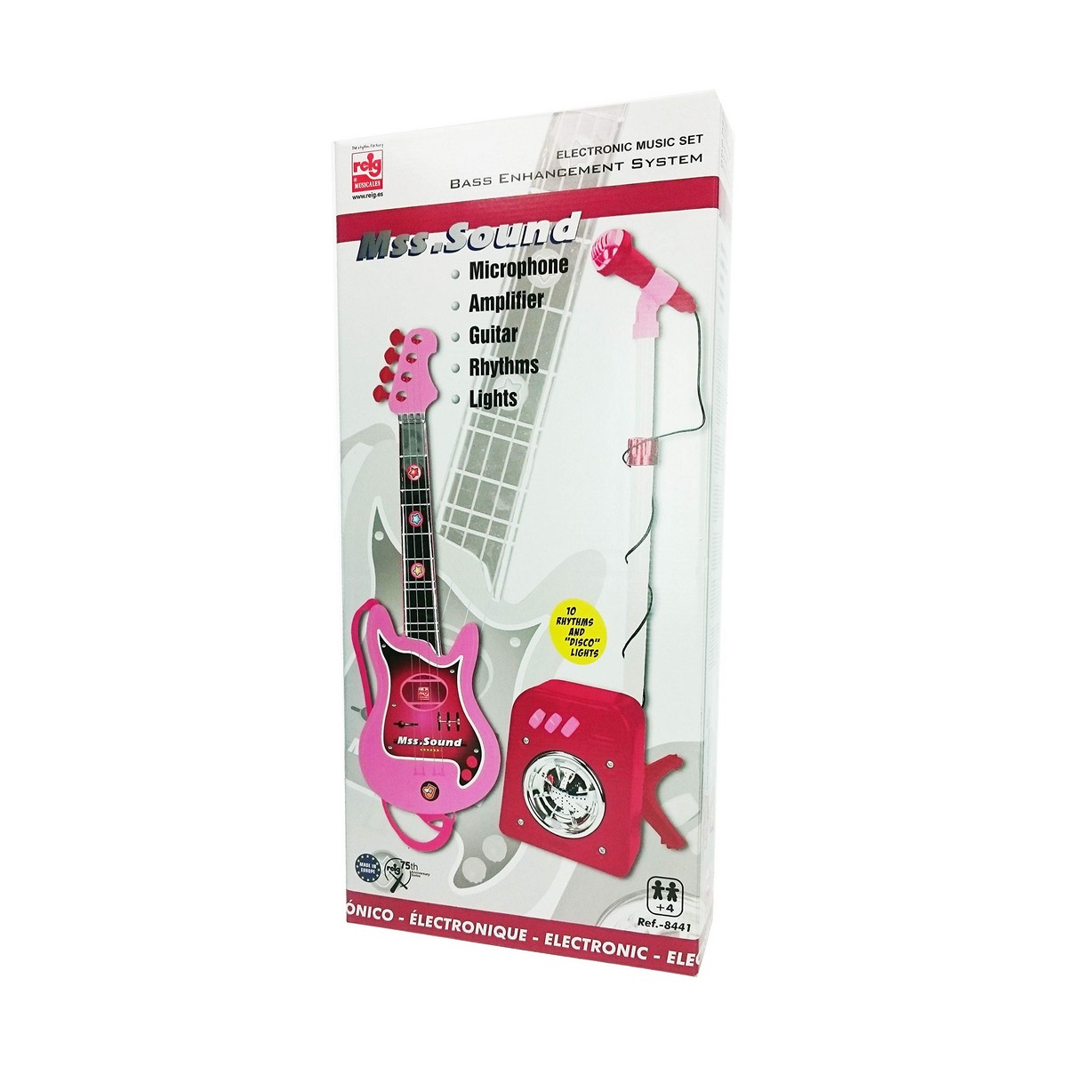 Gitarr för barn Reig Mikrofon Rosa - 2