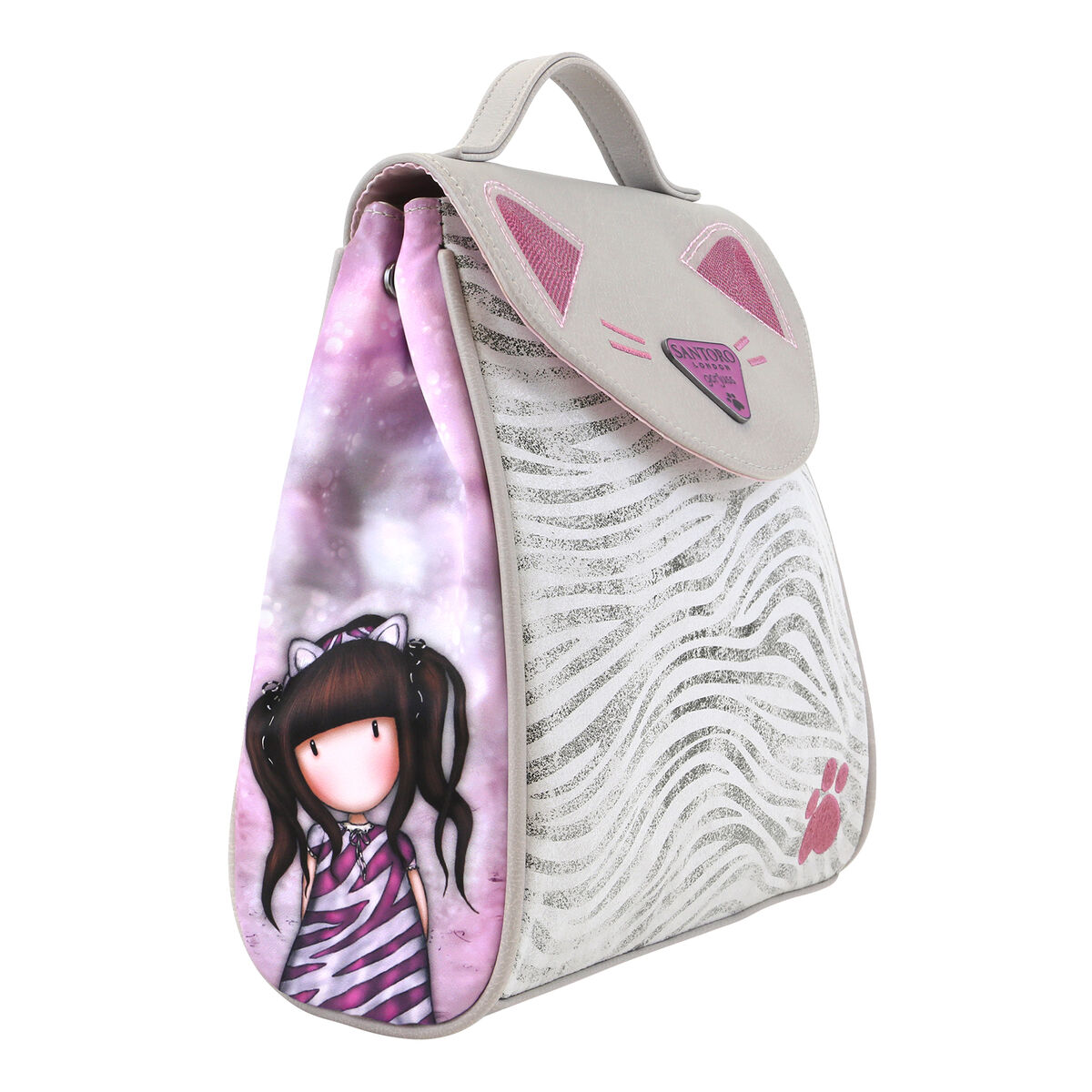 Ryggsäck Casual Gorjuss Ruby wild Grå (23 x 11 x 27 cm) - 3