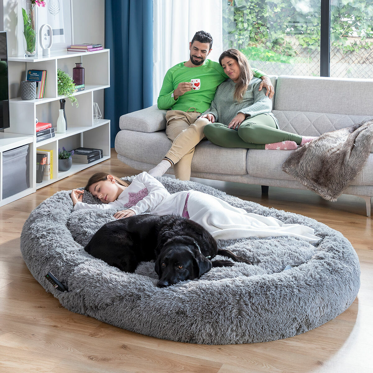 Hundsäng för människor | Human Dog Bed XXL InnovaGoods Grey - 9