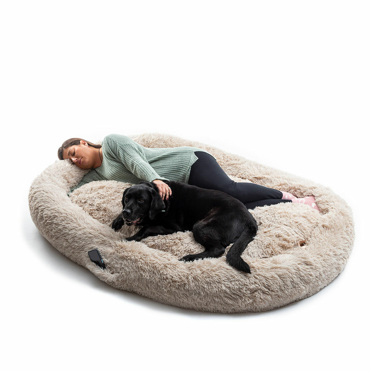Hundsäng för människor | Human Dog Bed XXL InnovaGoods Beige - 4