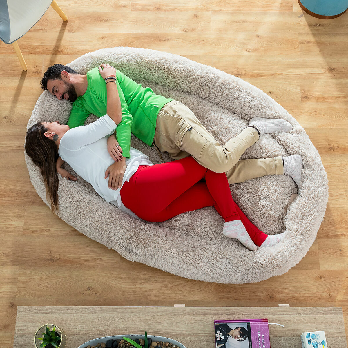 Hundsäng för människor | Human Dog Bed XXL InnovaGoods Beige - 18