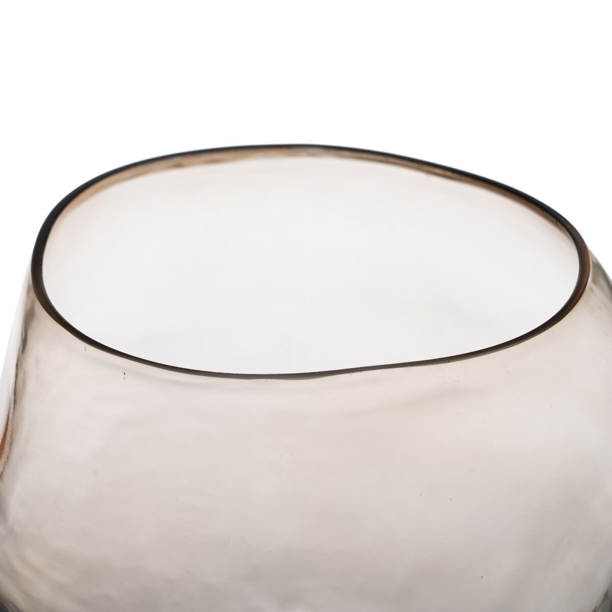 Vas Beige-brun (taupe) Glas 18 x 18 x 14,5 cm - 2