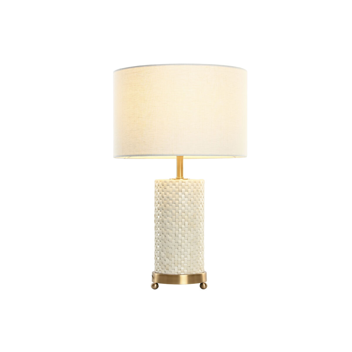 Bordslampa Home ESPRIT Vit 50 W 220 V - 2