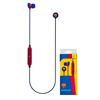 Bluetooth Sporthörlurar med Mikrofon F.C. Barcelona Blå