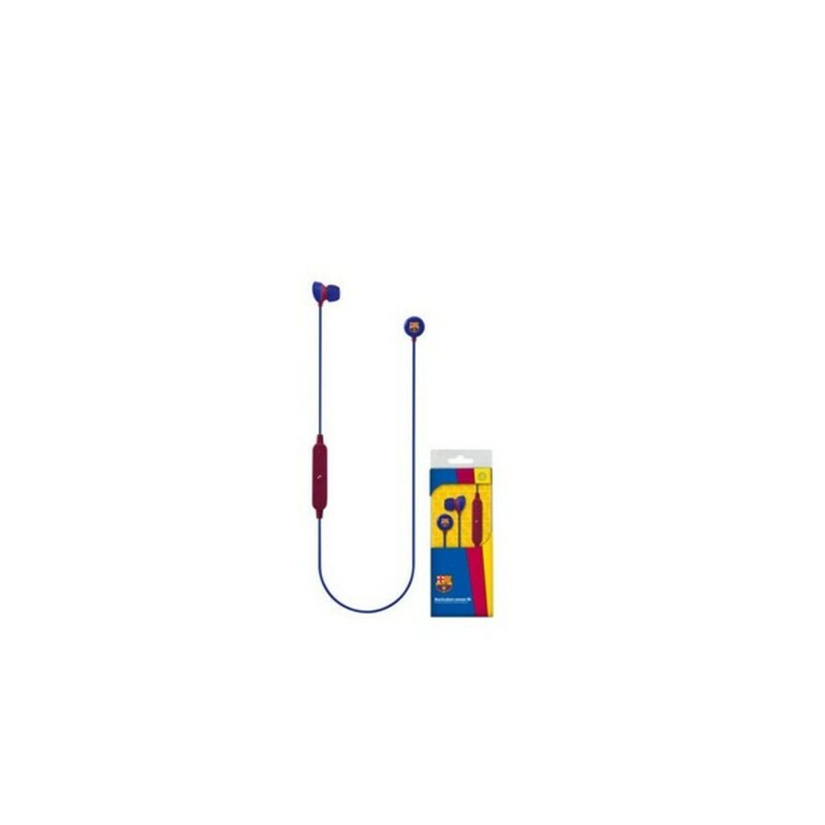 Bluetooth Sporthörlurar med Mikrofon F.C. Barcelona Blå - 4
