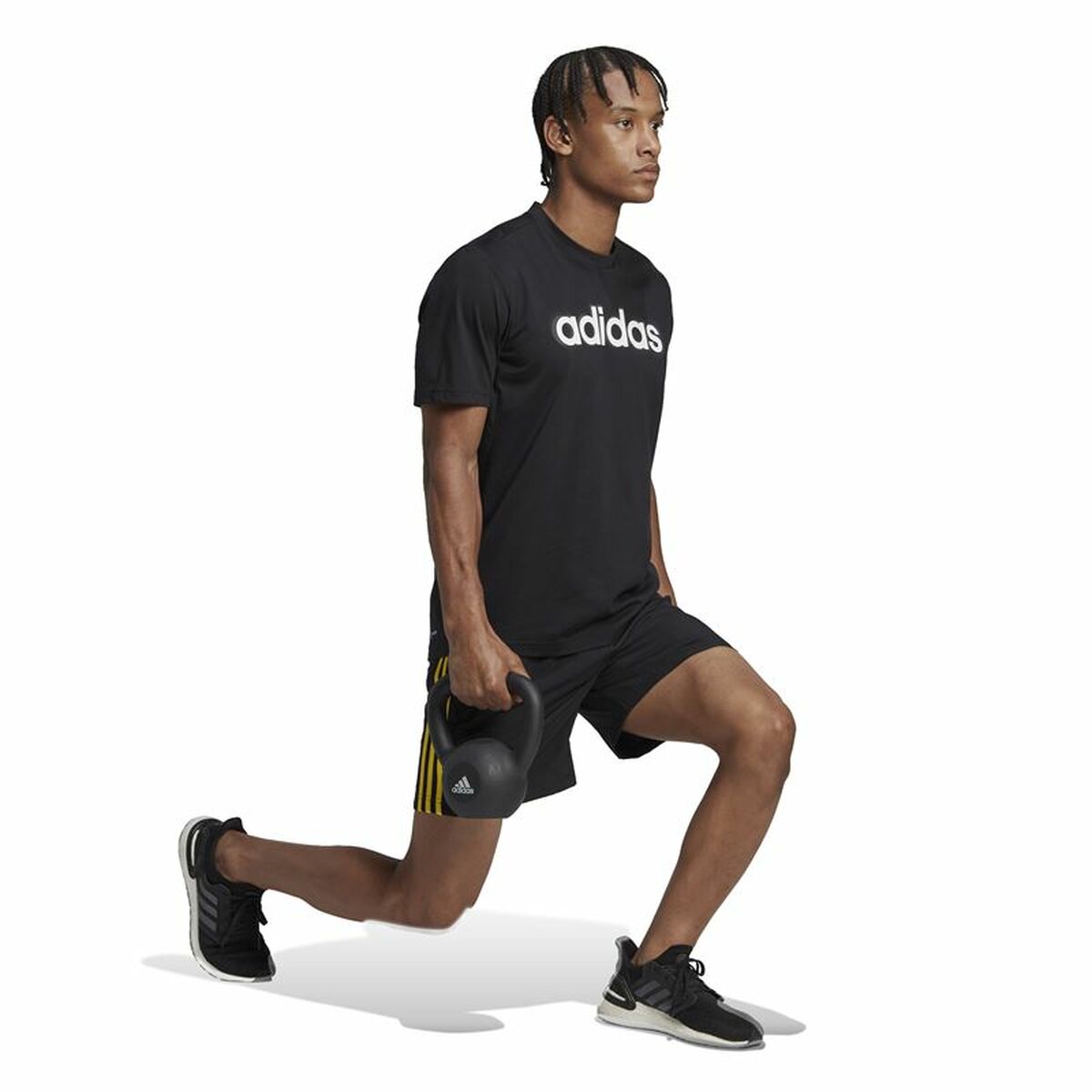 Sportshorts för män Adidas Hiit 3S Svart 9" - 9