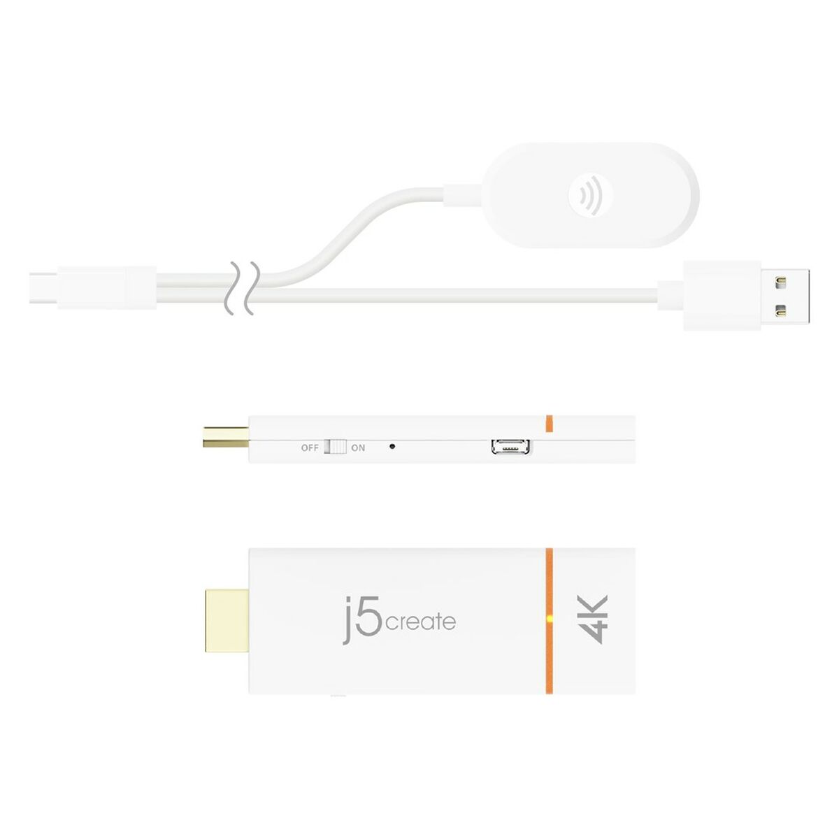 Ljudkabel Jack (3,5 mm) j5create JVAW76-N 1 m - 2