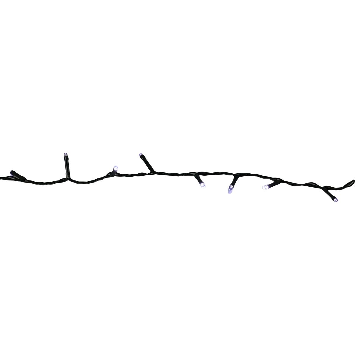 LED-krans Lifetime Kallvit 10 m Sol