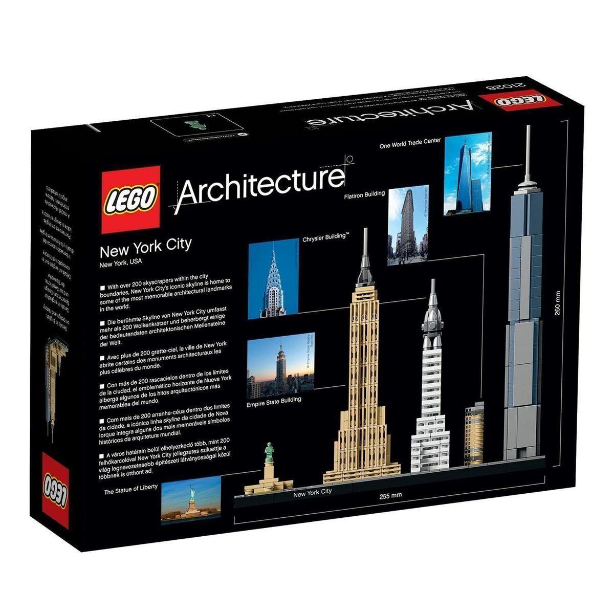 Byggsats Lego Architecture 21028 New York Multicolour 600 Delar - 3